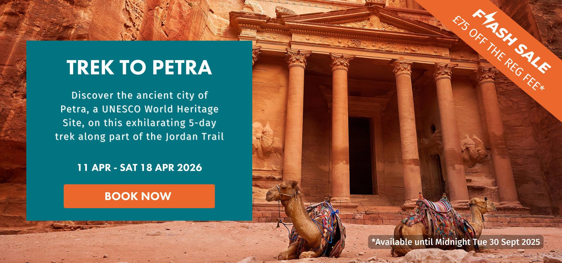 FLASH SALE - Trek to Petra