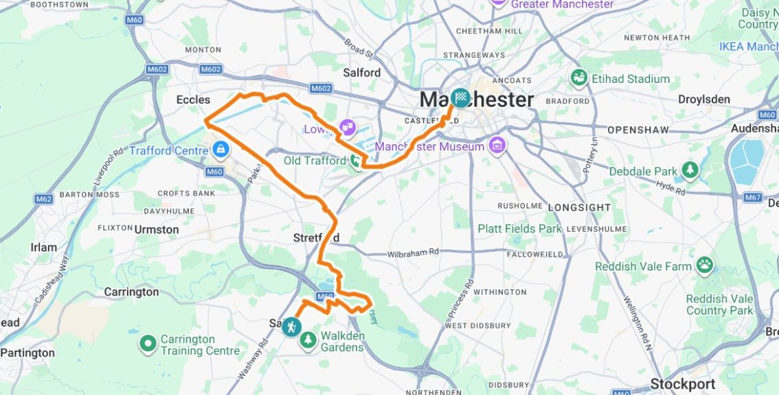 Manchester Canals Drinks Trust Map