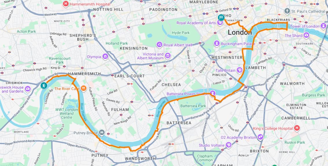 Thames Footpath Drinks Trust Chiswick to Ferro 22